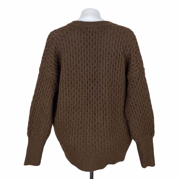 NWT Universal Thread Honeycomb Brown Cardigan Sz Small - Picture 5 of 5